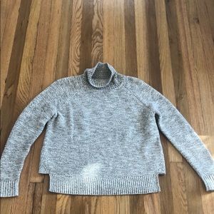 Madewell knit sweater with mock turtleneck